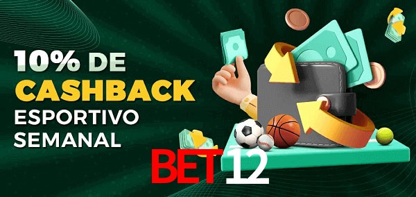 10% de bônus de cashback na Bet12